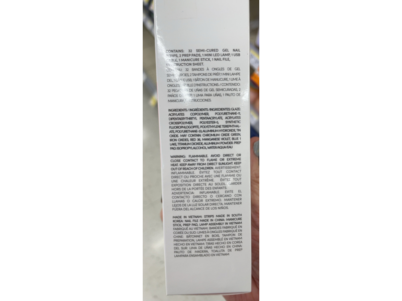 Dashing Diva Glaze Led Semi-Cured Gel Starter Kit, Hot Tamale