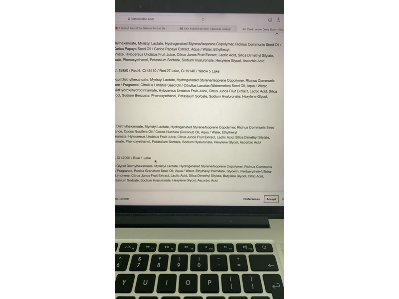 Ciate London Dewy Blush Glossy Cheek Tint, Coconut,10 mL