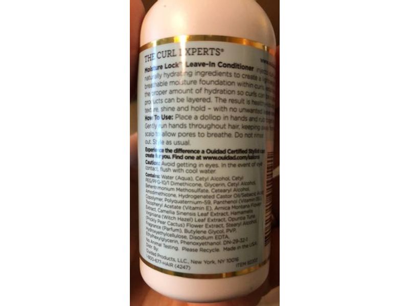 Ouidad Moisture Lock Leave-In Conditioner, 2.5 fl oz/75 mL
