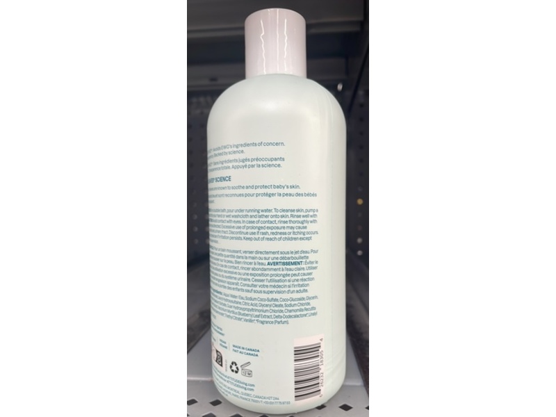 Attitude Baby Leaves Bubble Wash, Good Night, 14 fl oz/414 mL