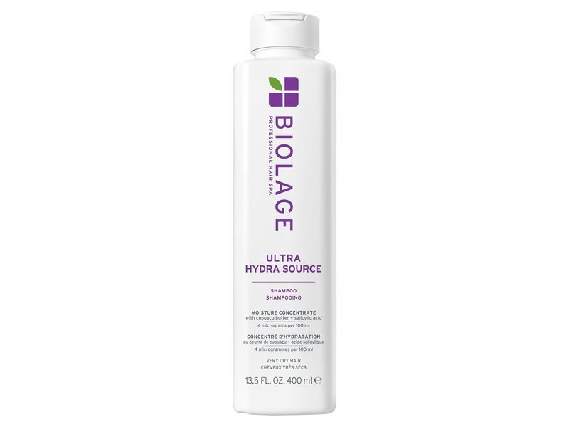 Biolage Professional Ultra Hydra Source Shampoo, Cupuacu Butter + Salicylic Acid, 13.5 fl oz/400 mL