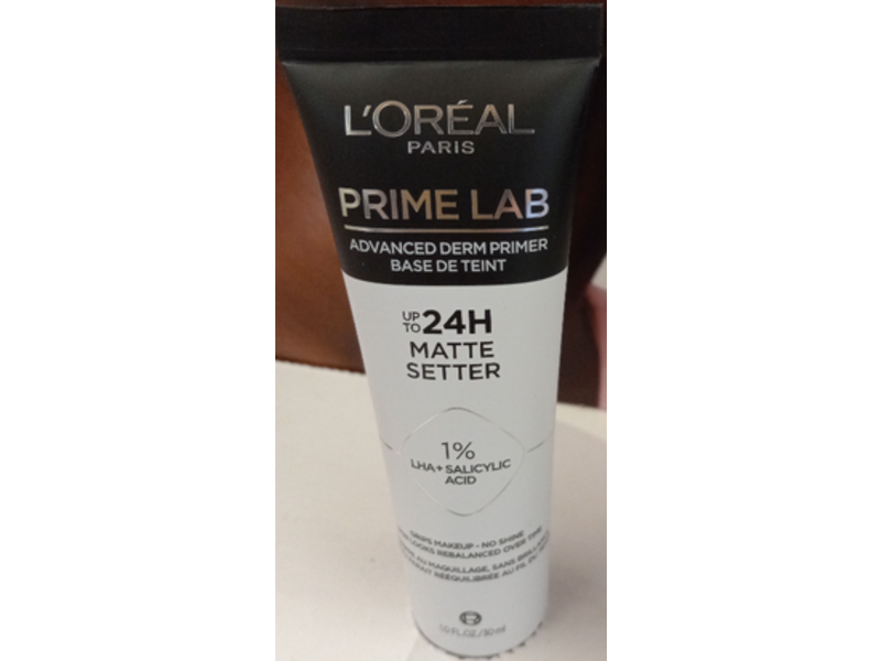L'Oreal Paris Prime Lab Up to 24H Matte Setter, 1.0 fl oz/30 mL