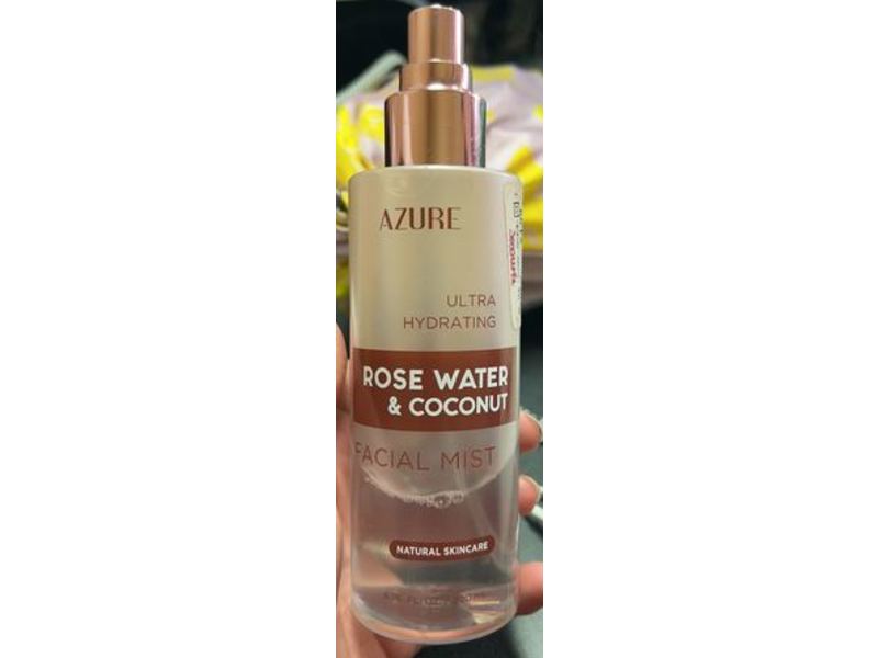 Azure Ultra Hydrating Facial Mist, Rose Water And Coconut Ultra, 6.76 fl oz/200 mL