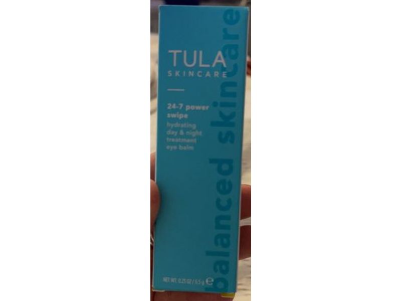 Tula Skin Care Hydrating Day & Night Treatment Eye Balm, 24-7 Power Swipe, 0.23 oz/6.5 g