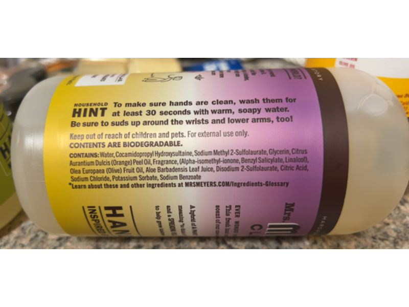 Meyer's Clean Day Hand Soap, Compassion Flower, 16 fl oz/473 mL