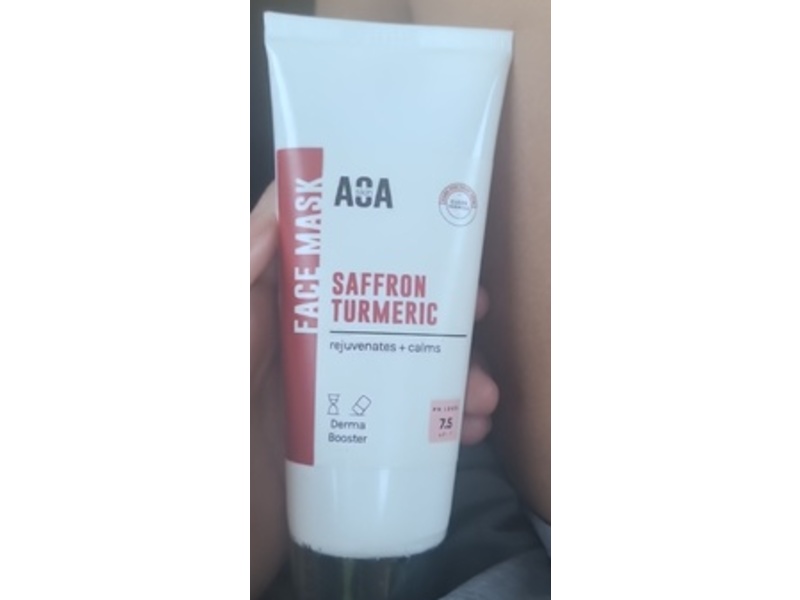 Aoa Skin Face Mask, Saffron Turmeric, 3.4 fl oz/100 g