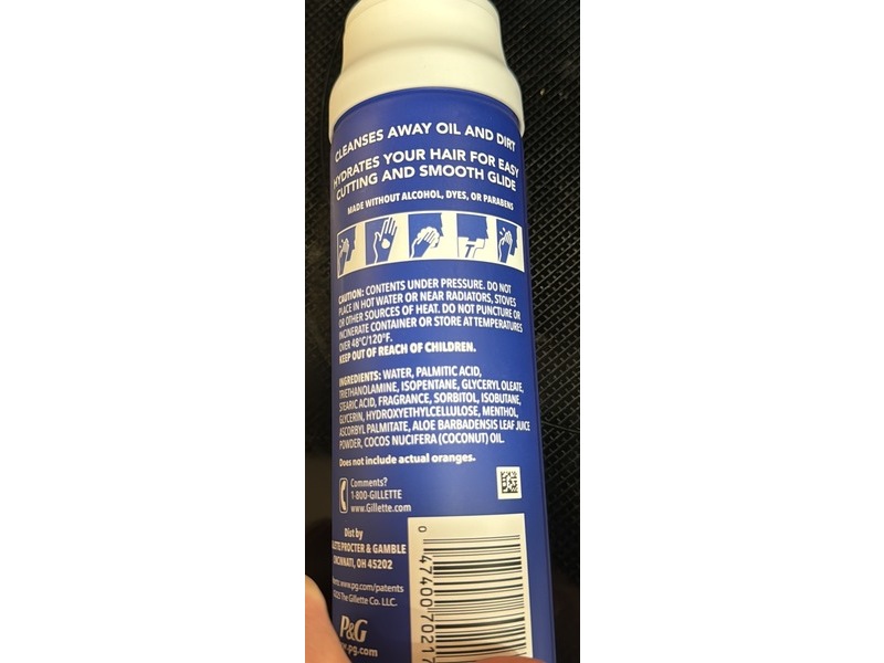 Gillette Shave Gel, Island Breeze, Vitamin C + Aloe & Coconut Oil, 7 oz/198 g, Pack Of 3