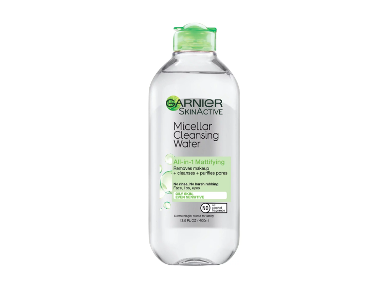 Garnier Skinactive Micellar Cleansing Water, Mattifying, 13.5 fl oz/400 mL
