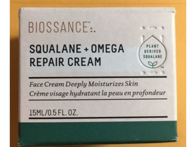 Biossance Repair Face Cream, Squalane + Omega, 0.5 fl oz/15 mL