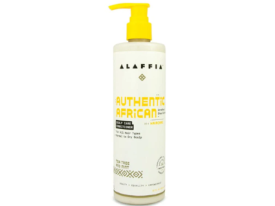 Alaffia Authentic African Scalp Care Conditioner, Tea Tree Mint, 12 fl oz/355 mL