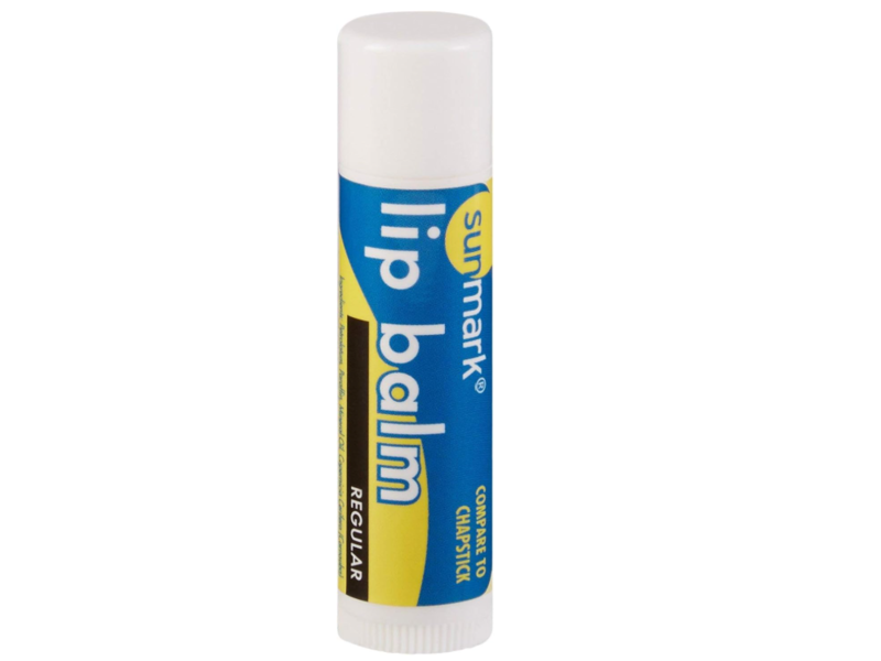 Sunmark Lip Balm, Regular, 0.15 oz/4.12 g