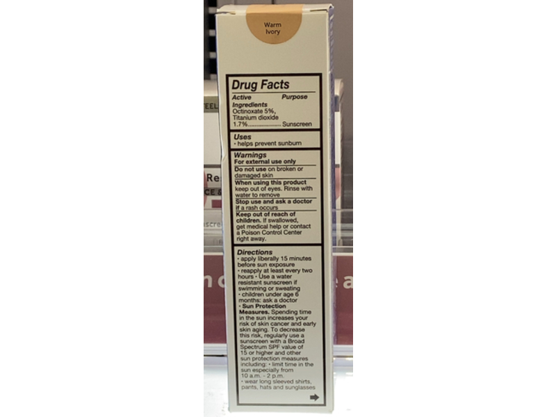 No7 Lift & Luminate Triple Action Serum Foundation, Warm Ivory, SPF 15, 1 fl oz/30 mL