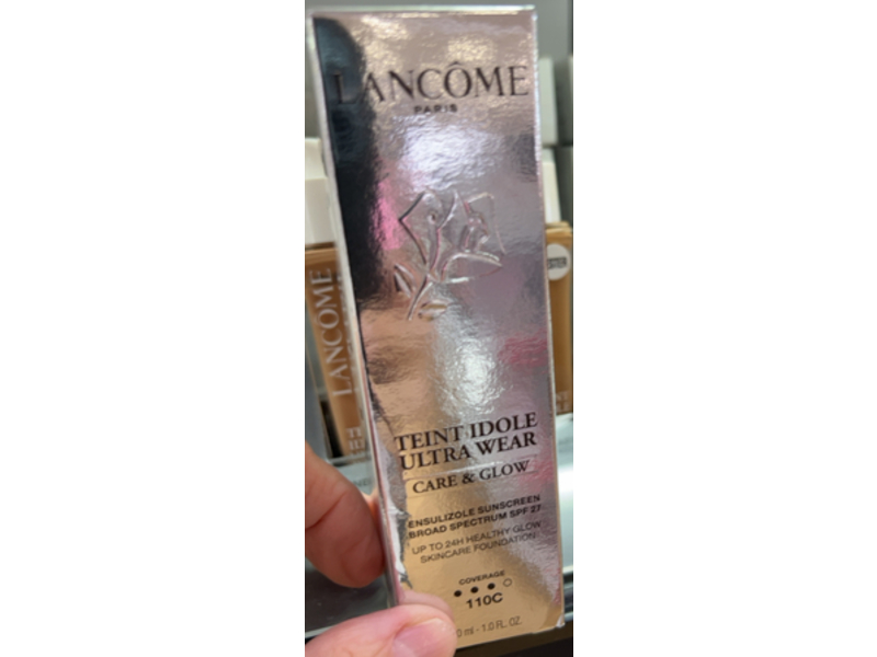 Lancome Teint Idole Ultra Wear Care & Glow Foundation​, 110c, SPF 27, 1.0 fl oz/30 mL