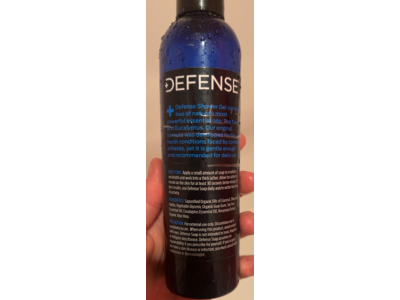 Defense Shower Gel, Tea Tree & Eucalyptus Essential Oils, 8 fl oz