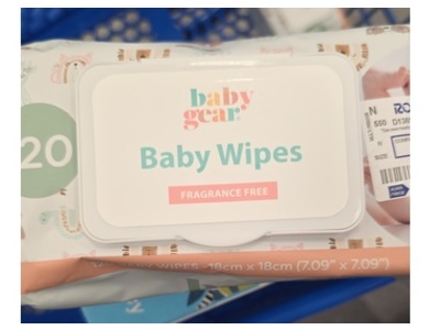Baby Gear Baby Wipes, 20 Count
