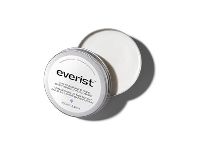 Everist Body Wash Concentrate, Fragrance-Free, 3.4 fl oz/100 mL