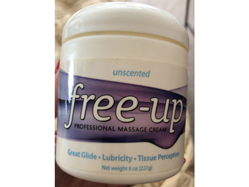 Prepak Free Up Professional Massage Cream, Unscented, 8 oz/227 g