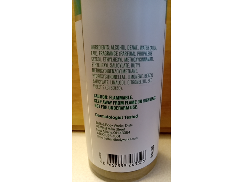 Bath & Body Works Fine Fragrance Mist, Apple, 8 fl oz/236 mL