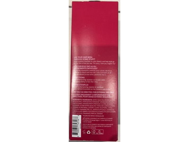 JVN Undamage Strengthening Conditioner, 10 fl oz/295 mL