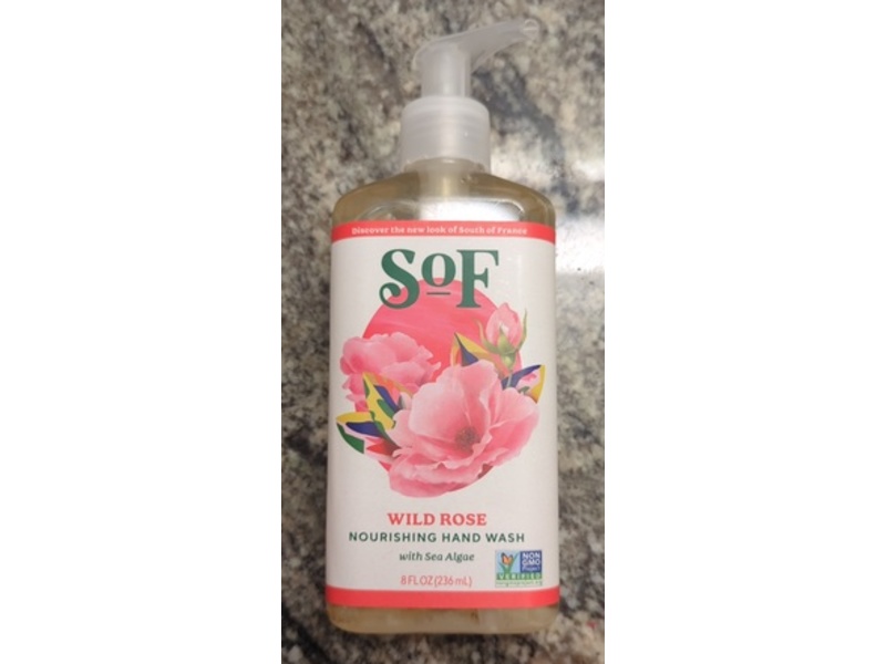 South Of France Nourshing Hand Wash,Wild Rose, 8 oz/236 mL