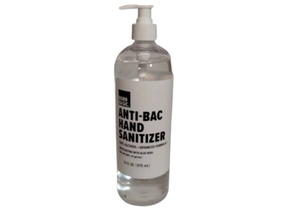 Born Basic Anti-Bac Hand Sanitizer, Aloe Vera, 33 fl oz/975 mL