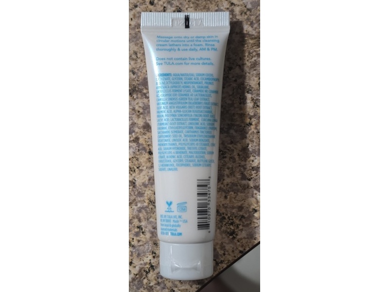 Tula Skincare The Rich Rinse Nourishing Cream Cleanser, 1 fl oz/30 mL