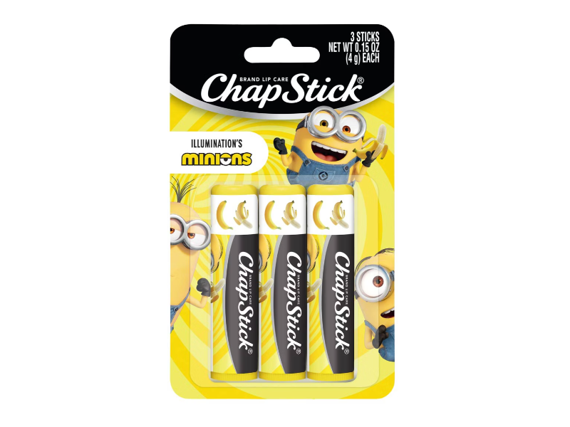 ChapStick Illumination's Minions Lip Balm, Banana-nana, 0.15 oz/4 g, Pack Of 3