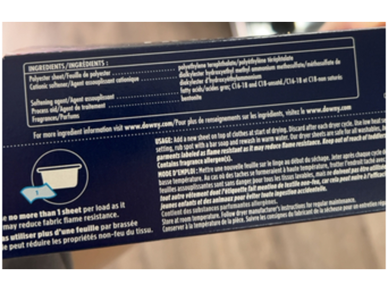 Downy Infusions Calm Mega Dryer Sheet, Lavender & Vanilla Bean, 50 count