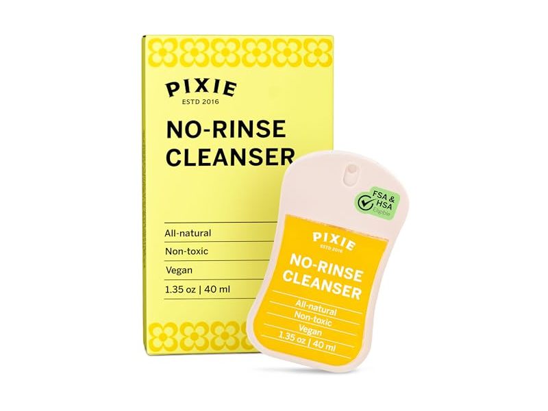 Pixie No Rinse Cleanser, 1.35 oz/40 mL