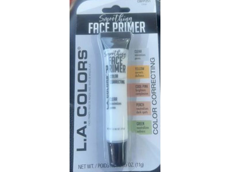 L.A. Colors Smoothing Face Primer Color Correcting, CBFP251, 0.39 oz/11 g