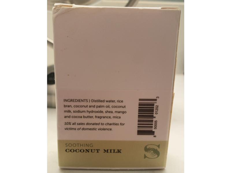 Snipe Ireland Soothing Soap, Coconut Milk, 4.5 oz/128 g, Pack Of 8