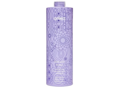 Amika Cool Blonde Shampoo, Bust Your Brass, 33.8 fl oz/1 L