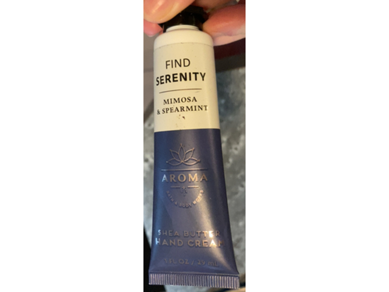 Bath & Body Works Aroma Shea Butter Hand Cream, Mimosa & Spearmint, 1 fl oz/29 mL