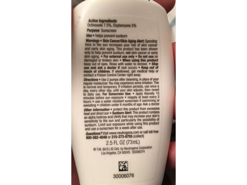 Neutrogena Healthy Skin Face Lotion, SPF 15, 2.5 oz