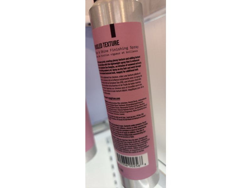 AG Care Tousled Texture Body & Shine Finishing Spray, 5 oz/143 g