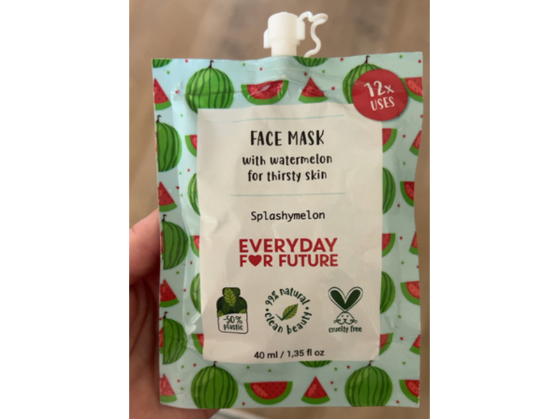 Everyday For Future Face Mask, Splashymelon, 1.35 fl oz/40 mL