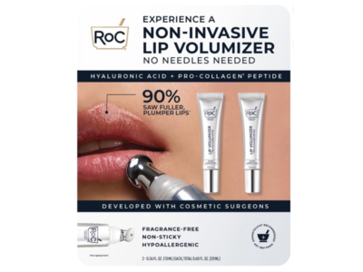 Roc Non Invasive Lip Volumizer, Hyaluronic Acid + Pro Collagen Peptide, 0.68 fl oz/20 mL