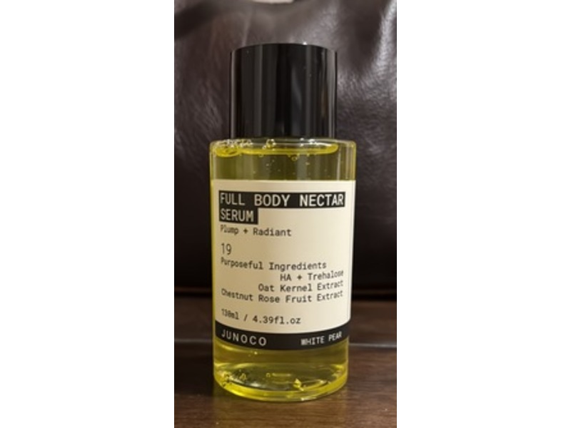 Junoco Full Body Nectar Serum, White Pear, 4.39 fl oz/130 mL