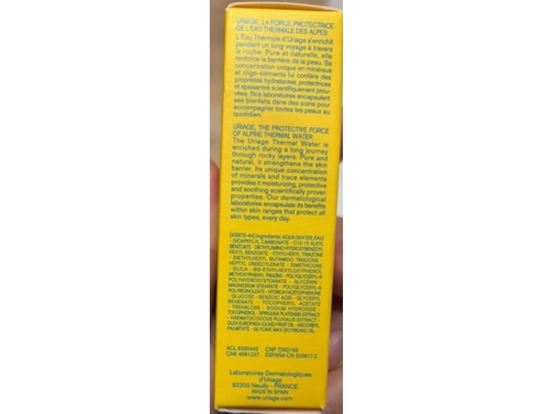 Uriage Eau Thermale Bariésun Ultra-Light Fluid, SPF 50+, 1 fl oz/30 mL