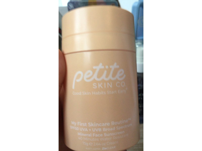 Petite Skin Co. Mineral Face Sunscreen, SPF 50, 2.64 oz/75 g