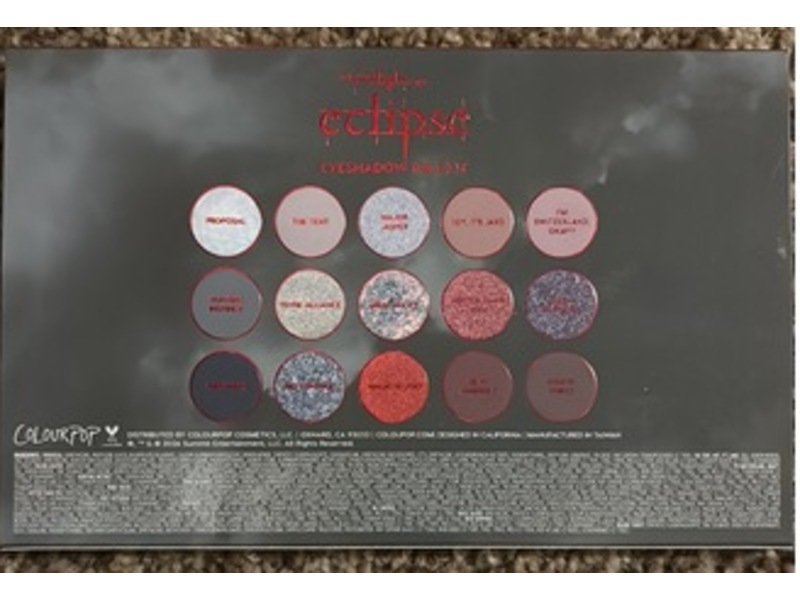 ColourPop x The Twilight Saga Eclipse Eyeshadow Palette, 0.63 oz/18 g
