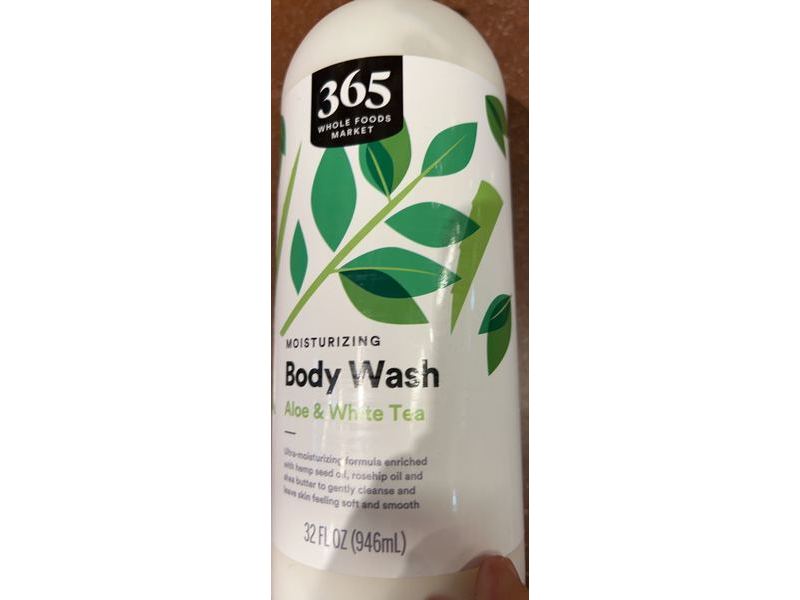 365 Whole Foods Market Moisturizing Body Wash, Aloe & White Tea, 32 fl oz/946 mL