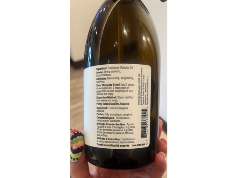 Now Essential Oils, Eucalyptus, 16 fl oz/473 mL