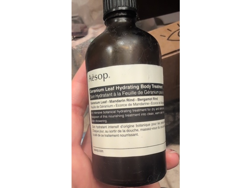Aesop Geranium Leaf Hydrating Body Treatment, 3.4 fl oz/100 mL