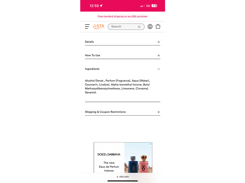 Jean Paul Gaultier Le Male Le Parfum EDP Intense Spray Men 4.2 oz