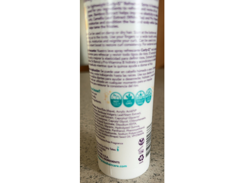 Fairy Tales Curl Sharpers Curly-Q Refresher Spray, 8 fl oz/236 mL