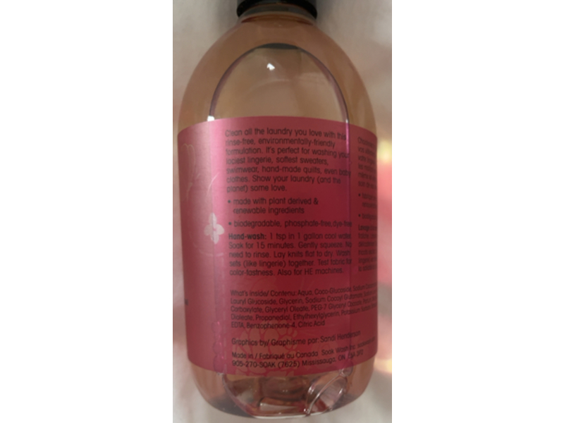 Soak Laundry Detergent, Celebration, 75 Loads, 12.8 oz/375 mL