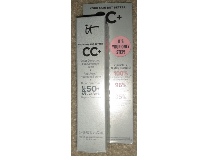 It Cosmetics CC + Hydrating Serum, Light Medium C, 0.406 fl oz/12 mL