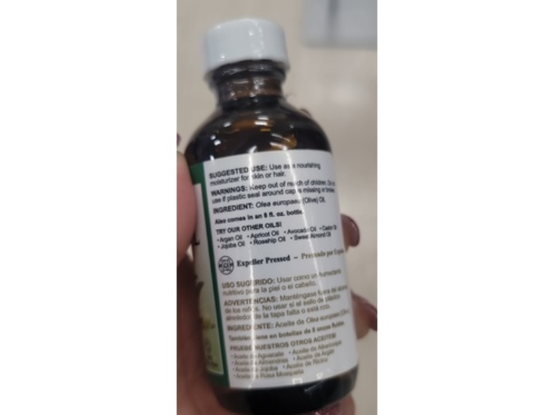 De La Cruz Pure Olive Oil, 2 fl oz/59 mL