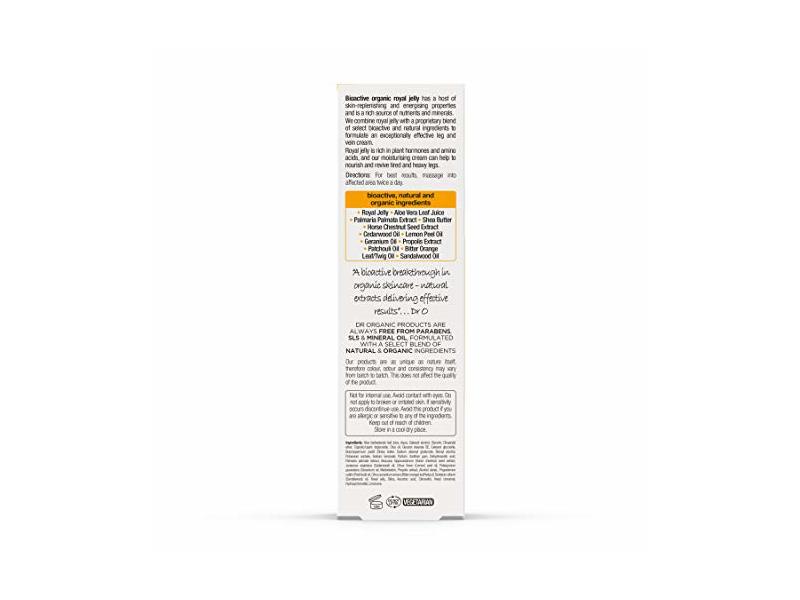 Dr Organic Royal Jelly Leg & Vein Cream 200ml